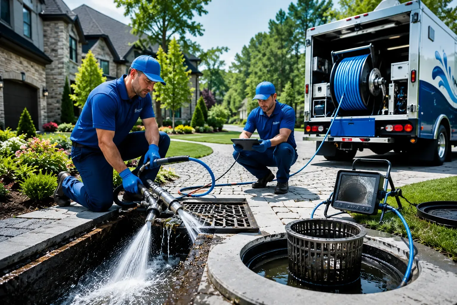 Local outdoor drain cleaning professionals in Newington, NH
